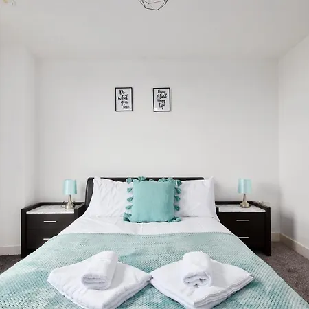 Apartmán Bright Spacious Modern 2 Bed - Yorksha Great Location